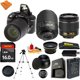 thumbnail image 1 of Cámara Réflex Digital NIKON D5300 DX + 18-55MM AF-P VR + 55-200MM DX + Tarjeta de Memoria 16GB + Gran Angular + Teleobjetivo, 1 of 1