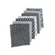 thumbnail image 2 of Paquete de telas hechas a mano Toystoory 7 Uds estampado floral Negro 25x25cm, 2 of 6