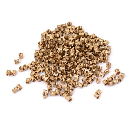 

200pcs M3 Brass Copper Metric Thread Knurl Insert Nut