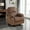 Brown, variant on Brown Fabric Recliner Sofa Luxurious Seating with Fabric Finish, Ergonomic Design, and Adjustable Backrest, Compact Reclining Sofa for Small Spaces/RVs, Home Theaters, Houses, and Offices.