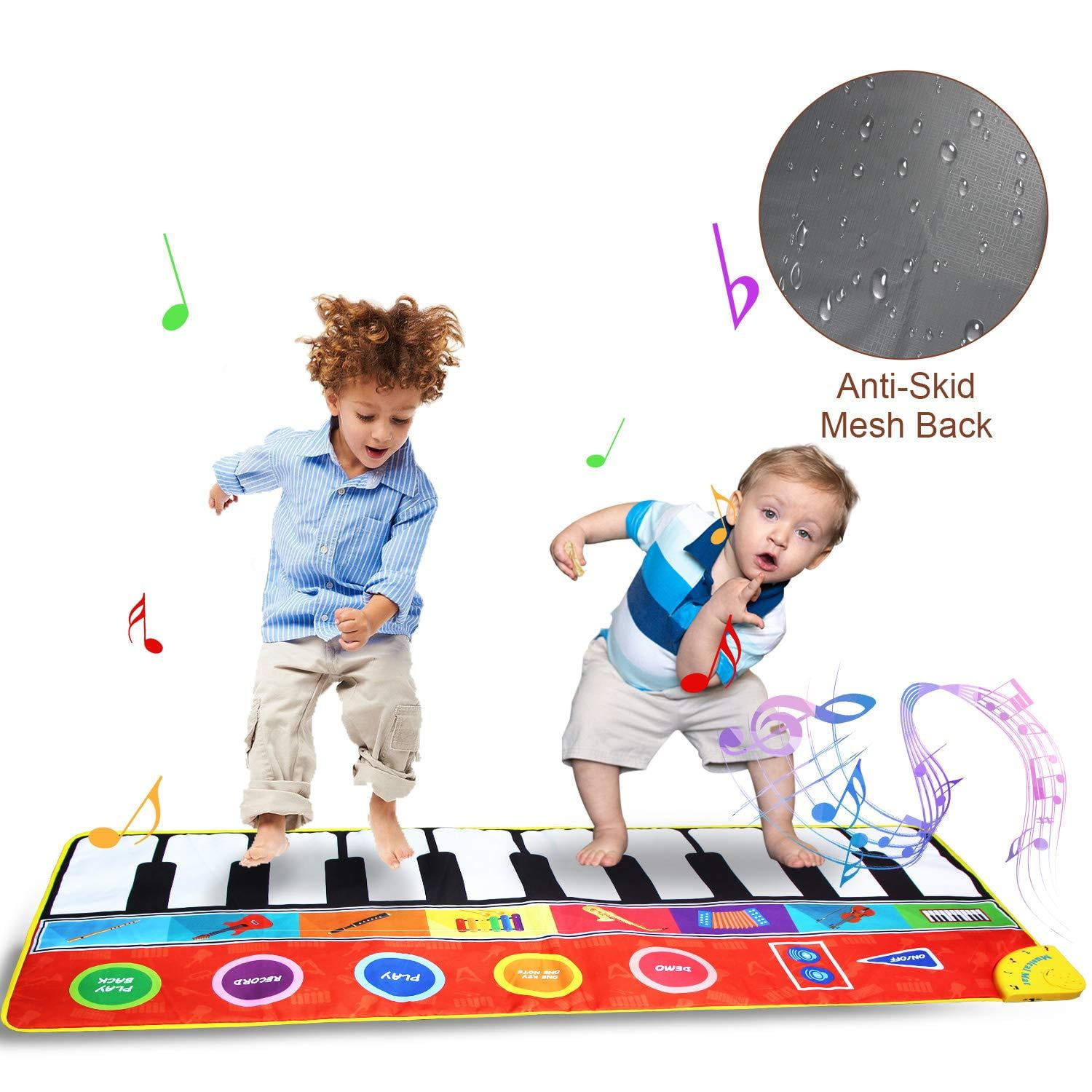 Jenilily Musical Dance Mat AntiSkid Piano Electronic Keyboard