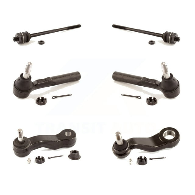 Front Steering Tie Rod End Ball Joints Idler Arm Pitman Kit For 2007 GMC Sierra 1500 Classic Rack steering type Without Frame Bracket