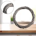 thumbnail image 3 of 1pc 20/25/30CM Christmas Rattan Ring Wreath Wicker Vine Garland Hanging DIY Wedding Grey Wreath Artificial Flowers Garland Frame, 3 of 4