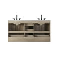thumbnail image 3 of Elegant Lighting VF2866DMW Soma 66" Free Standing Double Basin Vanity Set - Mango Wood, 3 of 7