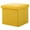 Yellow, variant on xiaxaixu Folding Storage Ottoman Foot Rest Stool Cube Seat Toy Box for Bedroom Living Room Space Saving
