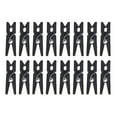 thumbnail image 5 of CIMAXIC 100Pcs Mini Plastic Craft Clips Art 2.5cm Hanging Photo Clips Clothes (Black),0.98"X0.75"X0.12", 5 of 5