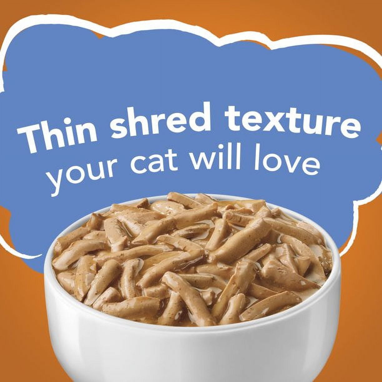 Purina Friskies Shreds Wet Cat Food, With Chicken & Gravy, Made with Real Chicken, Complete & Balanced Nutrition for Adult Cats, 5.5 OZ Can (Pack of 12)