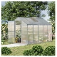 thumbnail image 2 of Walk-In Greenhouse - 10'x6' Polycarbonate Greenhouse for Winter - Plant Protector for Vegetables, Flowers, Herbs - UV Protection & Ventilation, 2 of 9