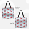 thumbnail image 2 of Easygdp Cute Red Crabs With Nautical Bolsa Tote para Mujer, Bolso de Hombro para Trabajo, Playa, Viajes, Compras y Supermercado, 2 of 7