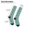 thumbnail image 5 of Fotbe Turtles And Seahorses print Women's Men's Novelty Crew Socks Cotton Socks Knee High Socks for Walking,Running,Nurses,Pregnancy, 5 of 9