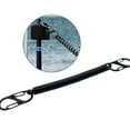 thumbnail image 3 of Retractable Coiled Tethers with Carabiner Boating Fishing Rope Retention Rope Retractable Spring Elastics Rope Enduring, 3 of 10