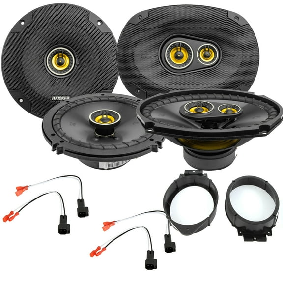 Kicker CS Series Factory Speaker Upgrade Package for Select 2014-2025 Vehicles from GMC, Chevrolet