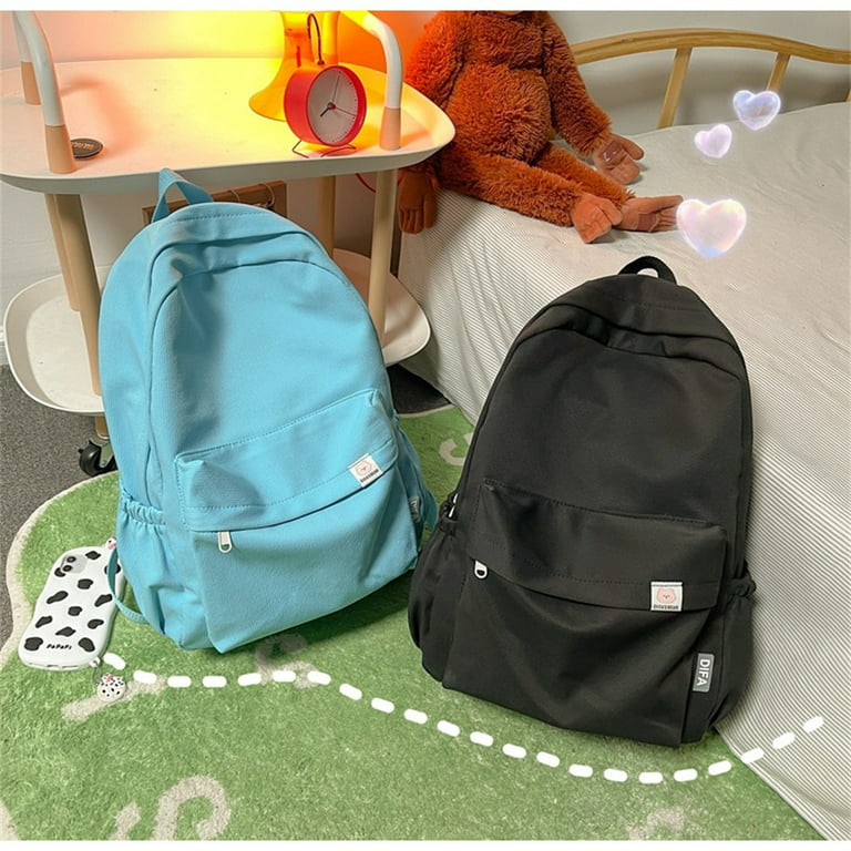 Korean Backpack - Blue + White – Stationery Pal
