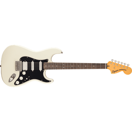 Squier Classic Vibe '70s Stratocaster HT HSS Electric Guitar, Laurel Fingerboard, Olympic White