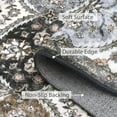 thumbnail image 3 of Danolapsi 8x10 Area Rug Modern Trellis Machine Washable Area Rug Vintage Medallion Distressed Indoor Accent Rug Stain Resistant Non-Slip Floor Cover Carpet Rug for Living Room Bedroom, 3 of 9