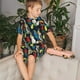 thumbnail image 4 of Balery Parrot Conjunto de Pijama Infantil de Manga Corta con Estampado – Ropa de Dormir de Algodón Suave-Medium, 4 of 6