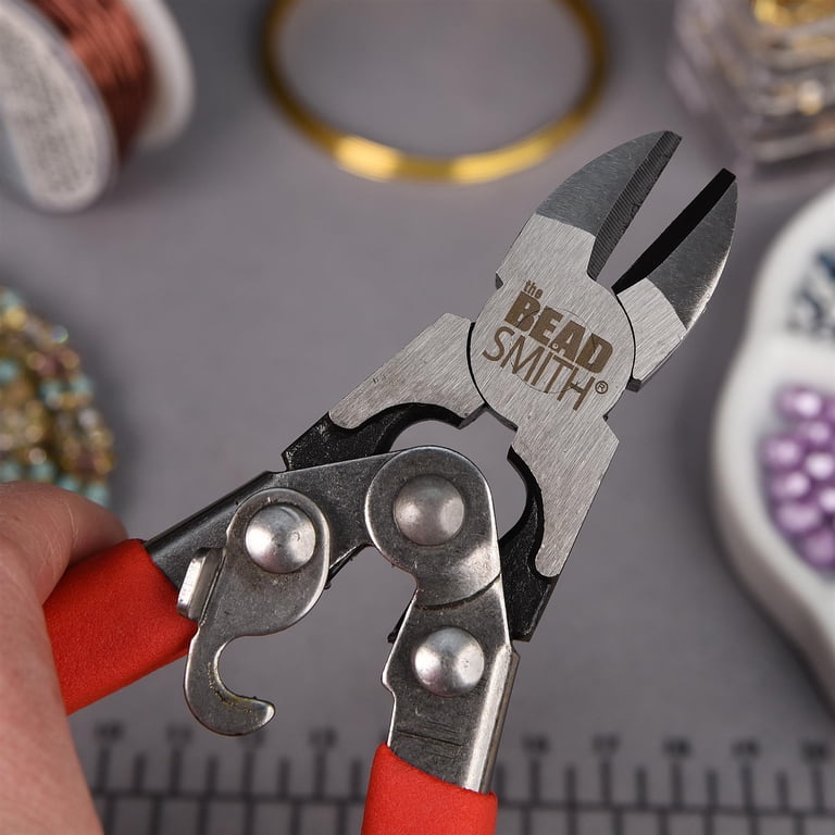 Beadsmith Platinum Series Round Nose Pliers - 4.75 Inch, German Steel, Ergonomic Grip For Jewelry Making