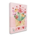 thumbnail image 2 of Stupell Xoxo Love Letter Floral Blooms Holiday Painting Gallery Wrapped Canvas Print Wall Art, 2 of 5