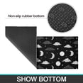 thumbnail image 6 of Black White Cloud Moon Star Pattern Kitchen Rugs Sets Of 2,Anti Fatigue Kitchen Mat Rugs Non Slip Washable,Decorative Kitchen Floor Mats for Kitchen,Sink,Laundry,17"x30"+17"x47", 6 of 7