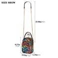 thumbnail image 2 of FORMRS Crossbody Bag for Women Quilted Travel Shoulder Cell Phone Purse with Chain Strap Handbag, Vibrant Dragon Scales Pattern, 2 of 7