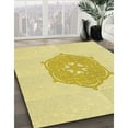 thumbnail image 2 of Ahgly Company Indoor Rectangle Patterned Sun Yellow Area Rugs, 7' x 9', 2 of 6