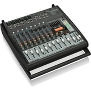 Behringer Europower PMP500 500W 12-Channel Powered Mixer with KLARK TEKNIK Multi-FX Proces sor, Compressors, FBQ Feedback Detection System with 3x 25' XLR M to XLR F Cable