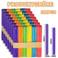thumbnail image 2 of Material seguro para niños, palitos de madera gigantes de colores para manualidades en casa, proyectos de aula, madera natural de alta calidad, perfectos para diseños creativos de manualidades,, 2 of 7