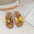 thumbnail image 4 of Eyicmarn Bohemian Toddler Princess Slide Sandals with Soft Sole for Kids Girls, 4 of 5