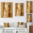thumbnail image 4 of Designart "Essence of Tree Bark in Brown III" Landscapes Framed Wall Art - Country Brown Tree Entryway Framed Wall Art, 4 of 6