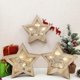 thumbnail image 2 of Adorno colgante navideño de madera con forma de estrella, luz luminosa, para la punta del árbol., 2 of 5
