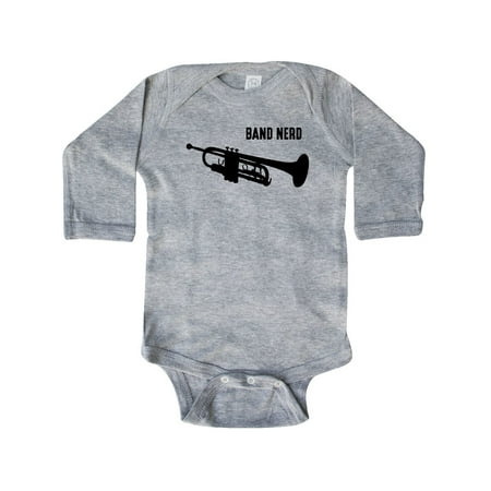 

Inktastic Band Nerd Trumpet Gift Baby Boy or Baby Girl Long Sleeve Bodysuit