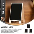 thumbnail image 2 of 3Pcs Wooden Standing Blackboards Wooden Standing Writing Boards (Black), 2 of 4