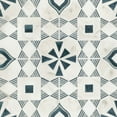 thumbnail image 2 of Vess, June Erica 15x15 White Modern Wood Framed Museum Art Print Titled - Teal Tile Collection V, 2 of 4