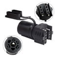thumbnail image 3 of Baohd Nylon RV Traction Connector Ultimate Trailer Wire Solution Dust Prevention RVs Cars Ships Etc Suitable For Most Trailers black 1Set, 3 of 6