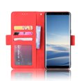 thumbnail image 3 of Étui pour Samsung Galaxy Note 8, Housse Réglable Détachable, Porte-Cartes, Fermeture Magnétique, Étui Portefeuille en Cuir - Rouge, 3 of 5
