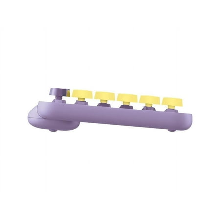 Logitech - POP Keys Wireless Mechanical Tactile Switch Keyboard for Windows/Mac with Customizable Emoji Keys - Daydream Mint (Purple)