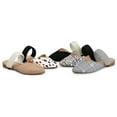 thumbnail image 2 of Journee Collection Womens Roxeene Slip On Pointed Toe Mules Flats, 2 of 6