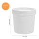 thumbnail image 4 of GOOHOCHY Cubo de agua portátil reutilizable de 1 litro, 4 unidades, contenedor de plástico con tapa., 4 of 8