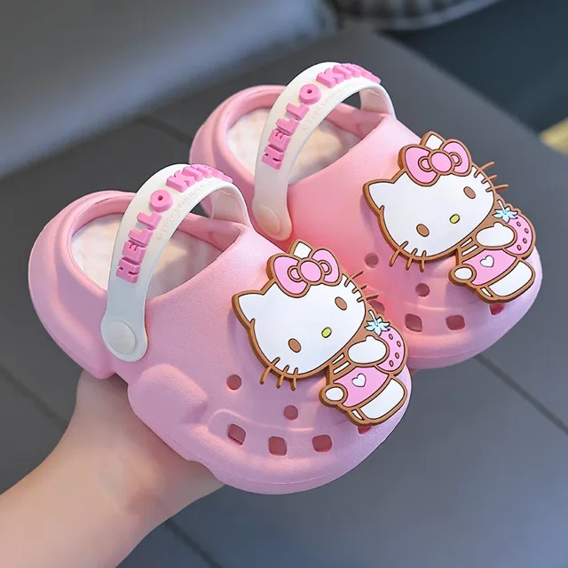 Sandales d'Été Mignonnes pour Femmes, Antidérapantes, Design Mode, Hello Kitty