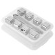thumbnail image 1 of Piedras De Enfriamiento De Vino De Whisky Reutilizables De Cubitos De Hielo De Acero Inoxidable Con Caja De Almacenamiento De Pinzas De Hielo, 1 of 7