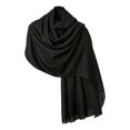 thumbnail image 2 of HuangHuanChen Shawl Wraps for Women Fashion Winter Warm Wraps Solid Color Shawl Poncho Stole Wedding Bridal Bridesmaid Long Large Scarves Shawls and Wraps for Evening Dresses One Size, 2 of 4