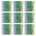 thumbnail image 1 of 44Pcs Plastic Colored Tab Dividers Index Classified Labels 20 Holes Binder Dividers, 1 of 9