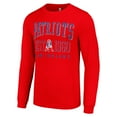 thumbnail image 2 of Men's Starter Red New England Patriots Throwback Logo Long Sleeve T-Shirt, 2 of 3