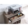 thumbnail image 3 of Home Source Jill Zarin Bar Sideboard in Grey Wash in Wood, 3 of 8