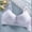 Blue, variant on Nursing Bras for Breastfeeding and Pumping No Underwire Full Coverage Bra Adjustable Strap Wireless Soft Breathable Everyday Brassiere