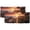 Pattern-1, variant on Ocean Valance Curtain for Kitchen Tropical Beach Wooden Bridge Sea Scenic Summer Seaside Coastal Window Valance for Living Room Bedroom, Kitchen Valance Rod Pocket Window Curtain 54 by 18 in, 2 Panel