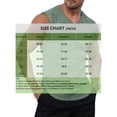 thumbnail image 2 of Mens Ribbed Knit Tank Top Cotton Sleeveless Shirts Summer Beach Workout Muscle Undershirt Black XL, 2 of 4