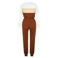 thumbnail image 6 of Simua Sweatsuit Sets for Women 2 Piece Lounge Set Loose Long Sleeve Shirts and Jogger Sets Fall Outfits Sets Colorblock Tracksuits with Pockets, 6 of 6