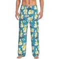 thumbnail image 1 of Fotbe Cute Polar Bear Fishing Pantalones de Pijama para Hombre, Pantalones de Dormir, Pantalones de Casa con Cintura Ajustable y Bolsillos-X-Large, 1 of 6