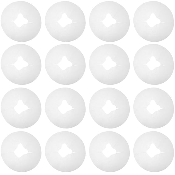 Niceauty 300pcs Disposable Face Massage Covers Thick Non Woven Headrest Pads For Massage Tables Spa Beauty Salons White